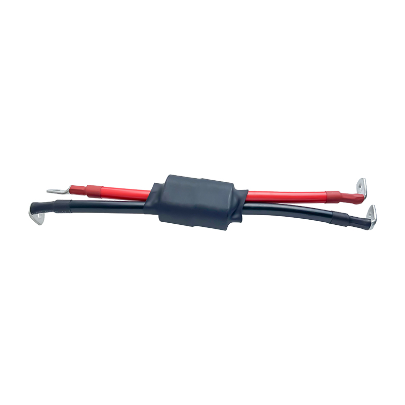 UL3512 4AWG Red and Black Inverter Power Cable with HUPD90-25-6 Copper Lugs and Ferrite Core UL3512 4AWG Red and Black Inverter Power Cable with HUPD90-25-6 Copper Lugs and Ferrite Core